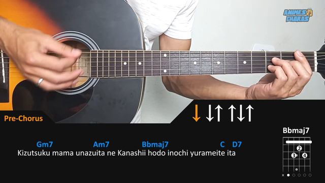 Naruto: Shippuuden OP 5 - Hotaru no Hikari | Acoustic Guitar Lesson [Tutorial + TAB + CHORDS] смотреть онлайн