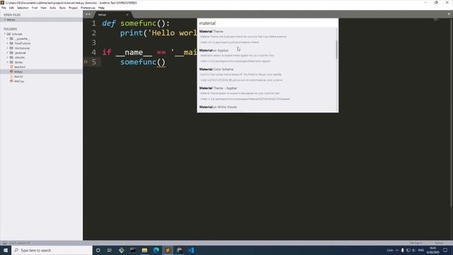Setting up a Python Environment in Sublime Text 3 смотреть онлайн