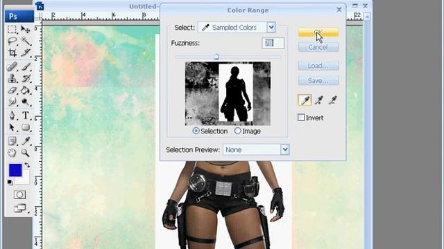 Photoshop Tutorial: Colour Range смотреть онлайн