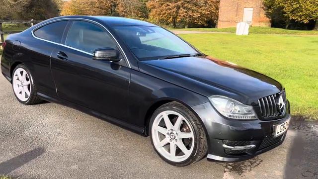 2012 (62) REG MERCEDES C180 1.6 AMG SPORTS COUPE AUTO ONLY 66K FMBSH A/C LTH H/SEATS £8990 смотреть онлайн