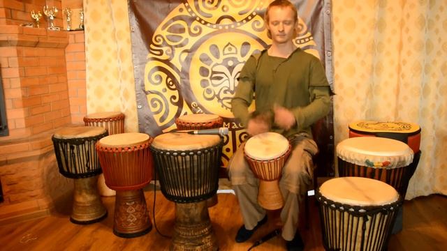 Звучание джембе 9 дюймов. смотреть онлайн