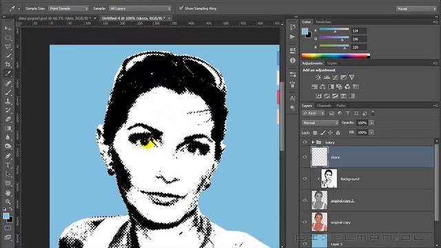 Jak zrobić efekt pop art w photoshopie смотреть онлайн