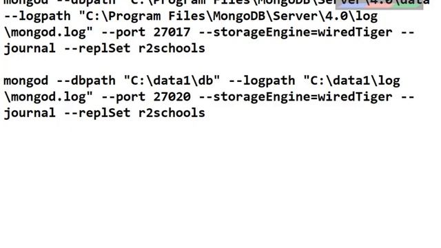 8.MongoDB DBA Tutorials: MongoDB Replication Setup on Windows