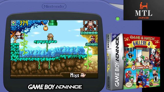 Game & Watch Gallery 4 (GBA Emulated) Donkey Kong Jr / Modern / Hard / 842 смотреть онлайн