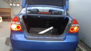 Замена лампочки задних габаритов на Chevrolet Aveo t250