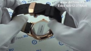 Обзор. Мужские наручные часы Edox 64012-37RAIR