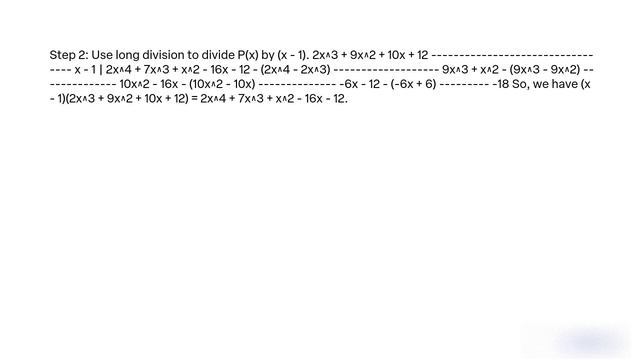 A Completely factor the following polynomial Show the use of the remainderfactor theorem, long di смотреть онлайн
