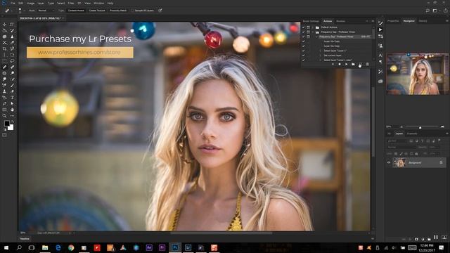 Beauty & Style: Editing A Fashion/Portrait Photo for Instagram Pt. 1 - Speed Edit 4K смотреть онлайн