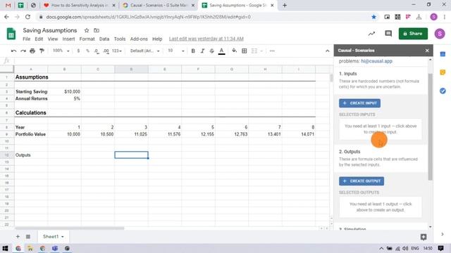 How To Do Sensitivity Analysis in Google Sheets смотреть онлайн