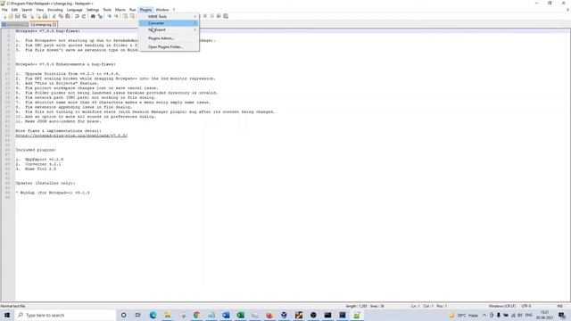Notepad Plus Plus setup with plugins installation for json viewer. смотреть онлайн