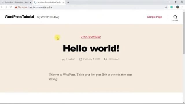 WordPress Online installation "on Your Domain" смотреть онлайн