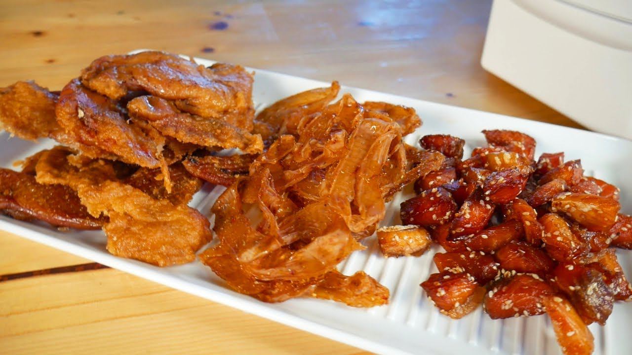 Лучшие РЫБНЫЕ ЗАКУСКИ - Вяленая икра, Мармелад из красной рыбы, Кольца кальмара в сушилке для овощей смотреть онлайн