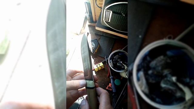 финка ромбик из стали 9хс и его закалка. смотреть онлайн