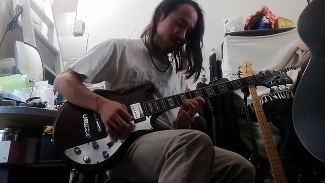 #Ibanez AXS Double Ajustable pallpiece guitar pickup sound check part2 смотреть онлайн