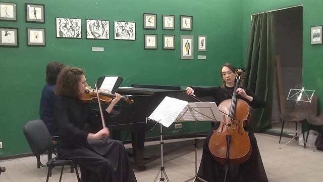 Хоакин Турина. Фортепианное трио №2 Сергей Осколков мл., Елена Кочеватова на Союза печатников.