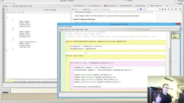 Working with JSON смотреть онлайн