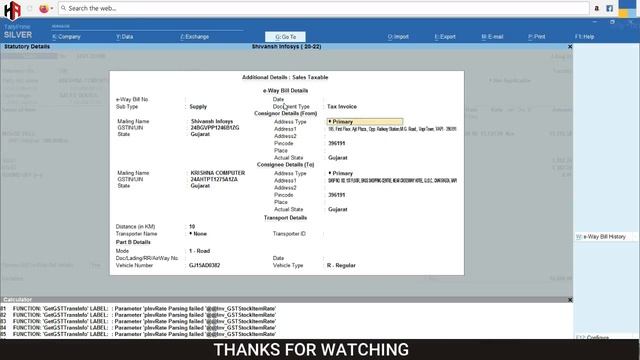 HOW TO EXPORT E-WAY BILL JSON IN TALLY PRIME 2.0 смотреть онлайн