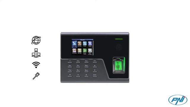 Time attendance & access control terminal PNI Finger 700 with finger scan and electromagnetic card смотреть онлайн
