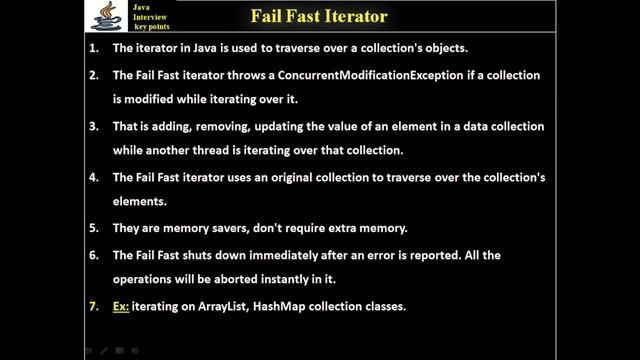 393. Java Collections - Fail Fast Iterator смотреть онлайн