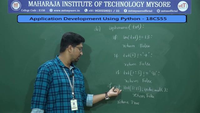 Introduction to Pattern Recognition | Vth Sem | CSE | 18CS55 PYTHON | Module 3 | Session 01 смотреть онлайн