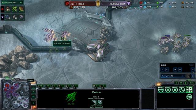 Starcraft 2: HeptaCraft - Rain (Covenant) vs soLo (Infested) смотреть онлайн
