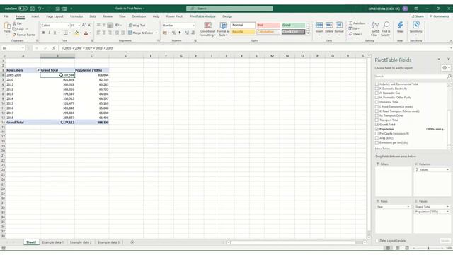 PIVOT TABLE calculations: Add calculated field (Part 1: add calculated rows or columns) смотреть онлайн