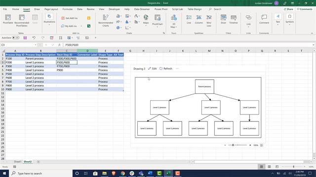 Microsoft Excel Visio Data Visualizer Add In for Excel: My Review смотреть онлайн
