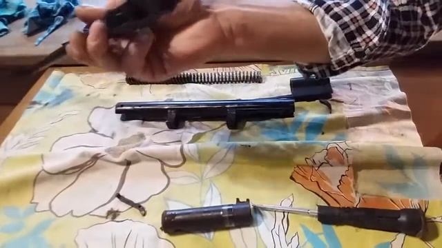 пневматическая винтовка ИЖ 38,Обзор,разборка смотреть онлайн