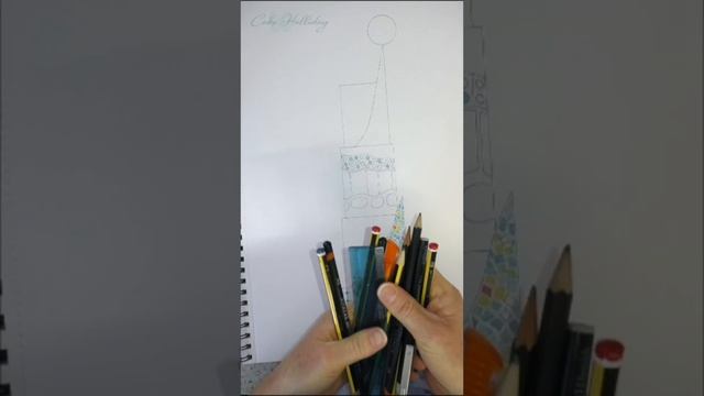 Gaudi cake sketch time lapse смотреть онлайн