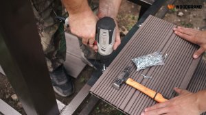 Подробный пример строительства террасы из ДПК на металлокаркасе (все этапы). WOODGRAND