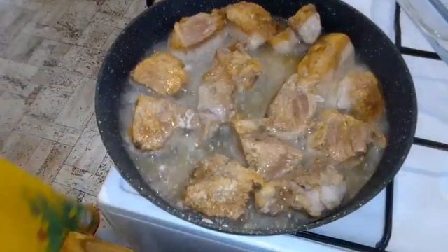 Свинина с картофелем в духовке. смотреть онлайн