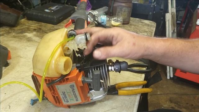 husqvarna e-tech 2 326p5 carburetor fuel line repair kit install смотреть онлайн
