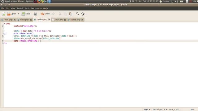 php oop แบบง่ายๆ ตอน 45 to mysql datetime смотреть онлайн