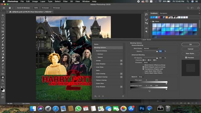 I Made Harry Potter poster in stranger things style (photoshop) смотреть онлайн