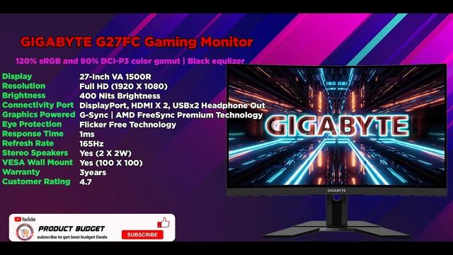 Best Curved 144Hz Gaming Monitor Under 20,000/- In INDIA in 2022 смотреть онлайн