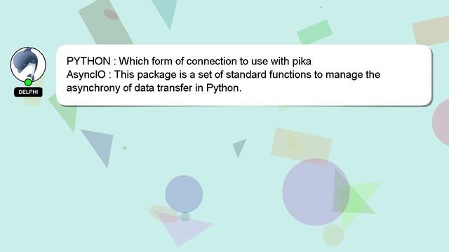 PYTHON : Which form of connection to use with pika смотреть онлайн