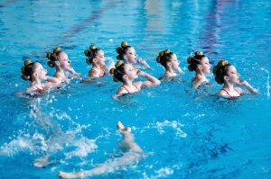 Выступления Комби.  Соревнования по синхронному плаванию "Московский калейдоскоп"  май 2023