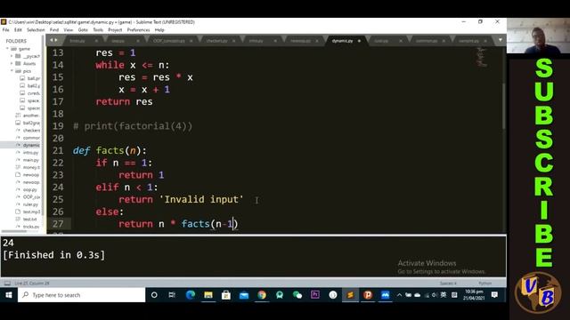 Factorial calculation смотреть онлайн