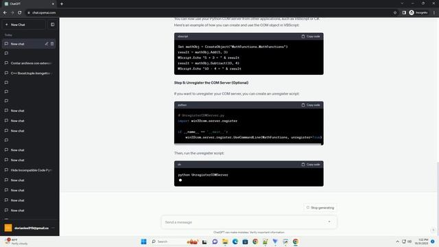 How to start a COM server implemented in python смотреть онлайн