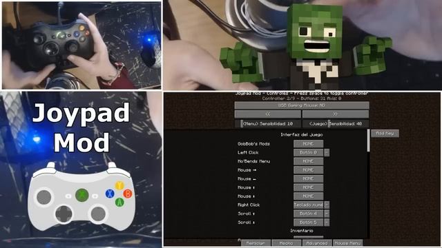 JOYPAD MOD - Usa el mando de tu consola para jugar a Minecraft [Forge][1.7.10][Español] смотреть онлайн