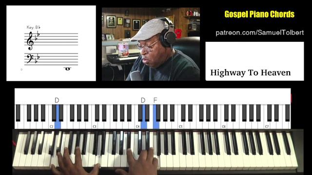 Gospel Piano Chords - Viewer Request - Highway To Heaven смотреть онлайн