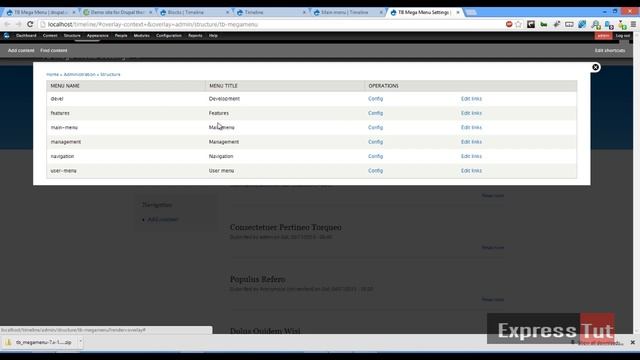 Creating dropdown menu in drupal with TB Mega Menu module смотреть онлайн