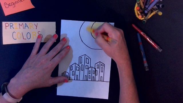 Kdh Art Class primary colors and 3-D buildings for the youngest beginners. смотреть онлайн