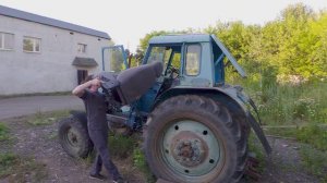 как установить сиденье на трактор мтз