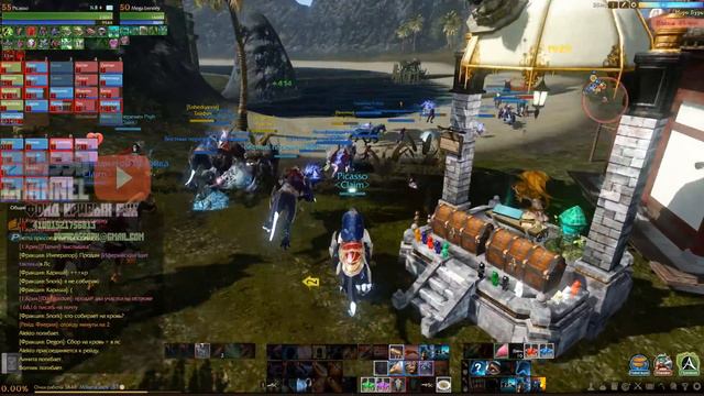 PvP в Бухте Висельников. МАСС ЗАМЕС! Picasso (Archeage) смотреть онлайн