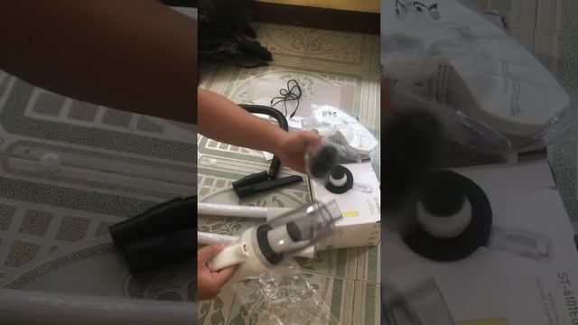 SHOPEE Suitu ST6101EG 120W 12000Pa Wireless Handheld Vacuum Cleaner For Car Home Wet&Dry