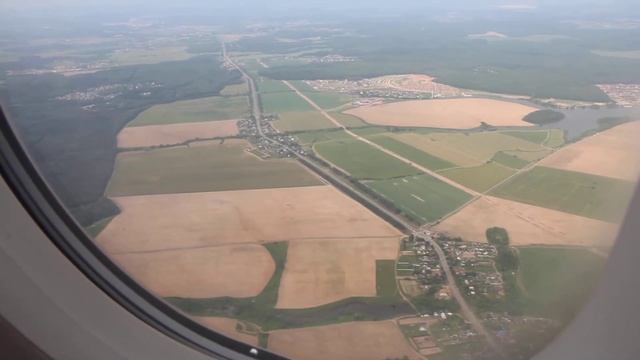 Пролетаем над Калужским шоссе, Бабенки, Голохвастово, ZI515 ORY-VKO 2014-06-07 смотреть онлайн