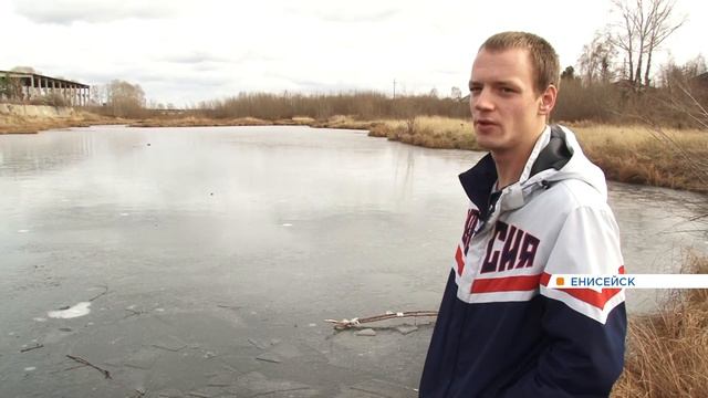 В Енисейске брат с сестрой спасли выброшенных на лед озера щенков смотреть онлайн