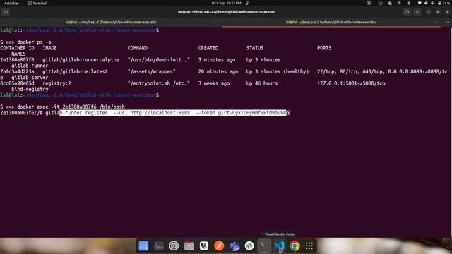 Register Docker Runner/Executor with GitLab Server to Run Pipelines смотреть онлайн