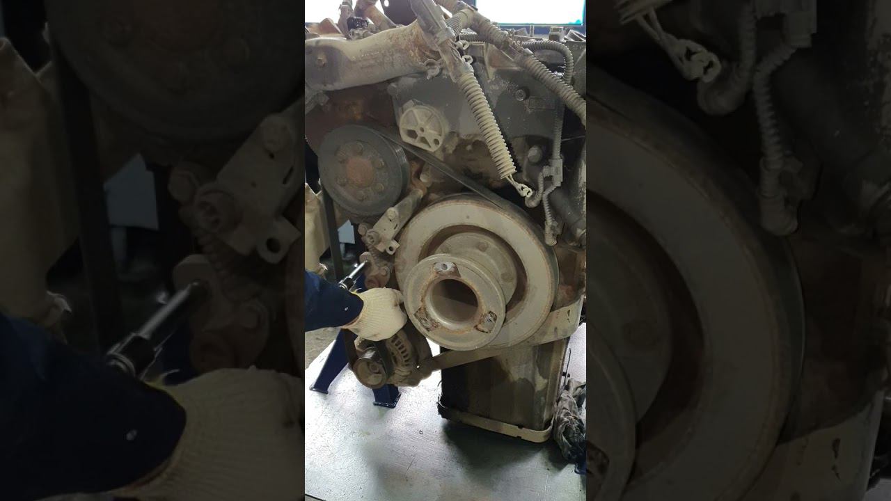 ACTROS. Снятие ремня за 12 секунд. смотреть онлайн